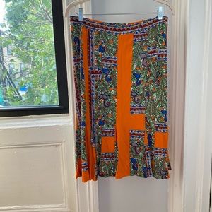 Tory Burch Geometric Pattern Skirt